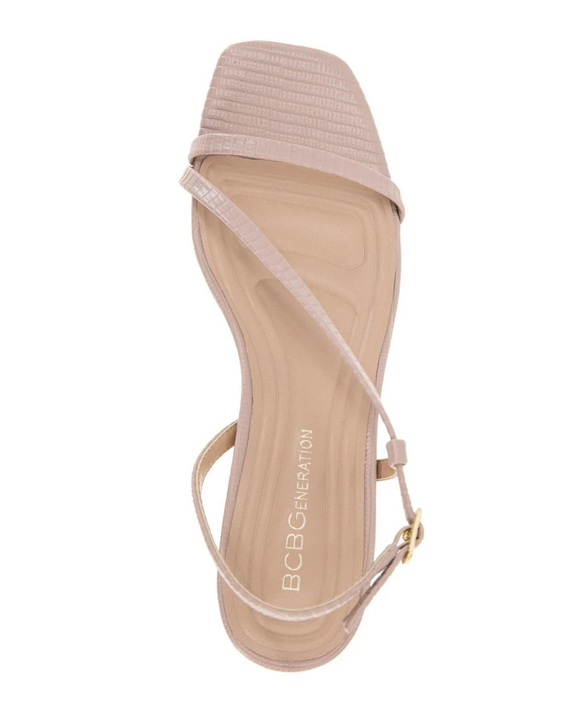 BCBGeneration Women's Inaya Kitten Heel Dress Sandals