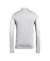 Adidas Men's Silver Inter Miami Cf 2025 Quarter-Zip Long Sleeve Training Sweatshirt