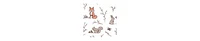 Hudson Baby Girls Gown, Swaddle Blanket and Cap or Headband, Leopard Mamas Mini, 0-6 Months