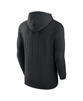 Nike Men's Heather Black Chicago White Sox Authentic Collection Tri-Blend Performance Pullover Hoodie