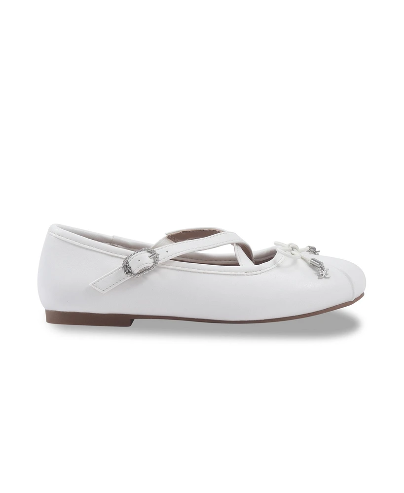 Sam Edelman Little and Big Girls Felicia Crosstrap Ballet Flat