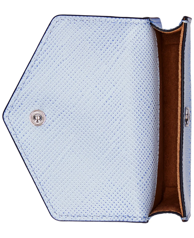 Lauren Ralph Textured Leather Small Flap Card Case