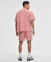 Mode Of One Mens Oversized Fit Textured Sweatshirt Regular Fit 7 Reverse French Terry Shorts Exclusively At Macys