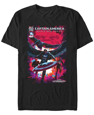 Marvel Men's Captain America New Team Short Sleeve T-Shirt