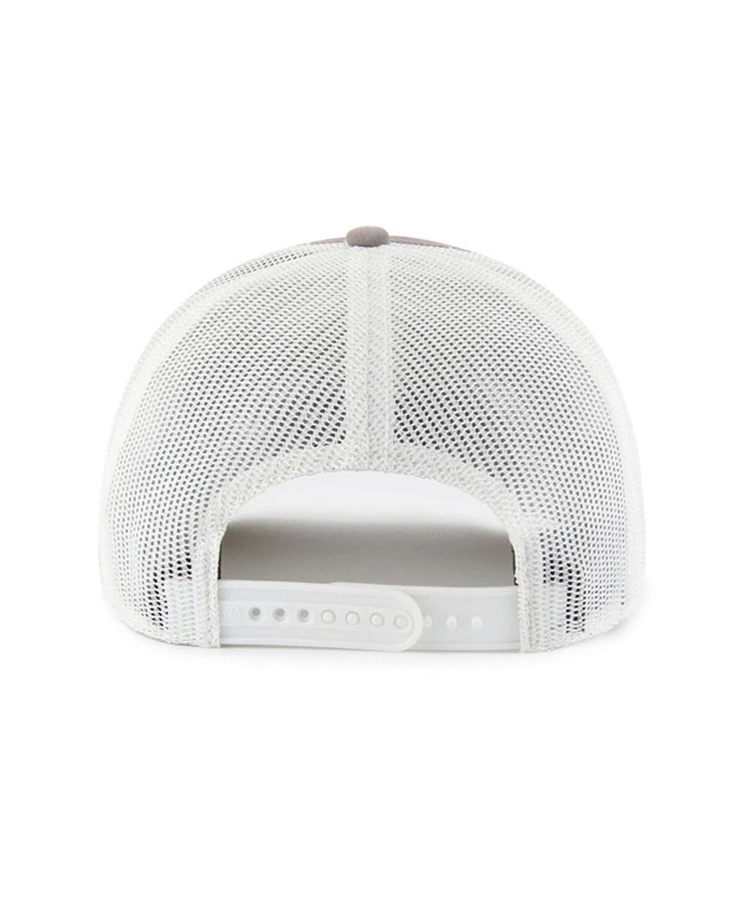'47 Brand Men's Gray/White Philadelphia Phillies Tide Sweep Rope Trucker Adjustable Hat