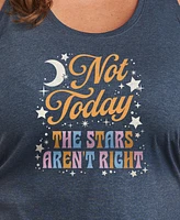 Hybrid Apparel Plus Not Today Stars Aren't Right Graphic Tank Top