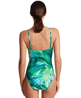 Lauren Ralph Lauren Women's Printed Underwire One-Piece Swimsuit