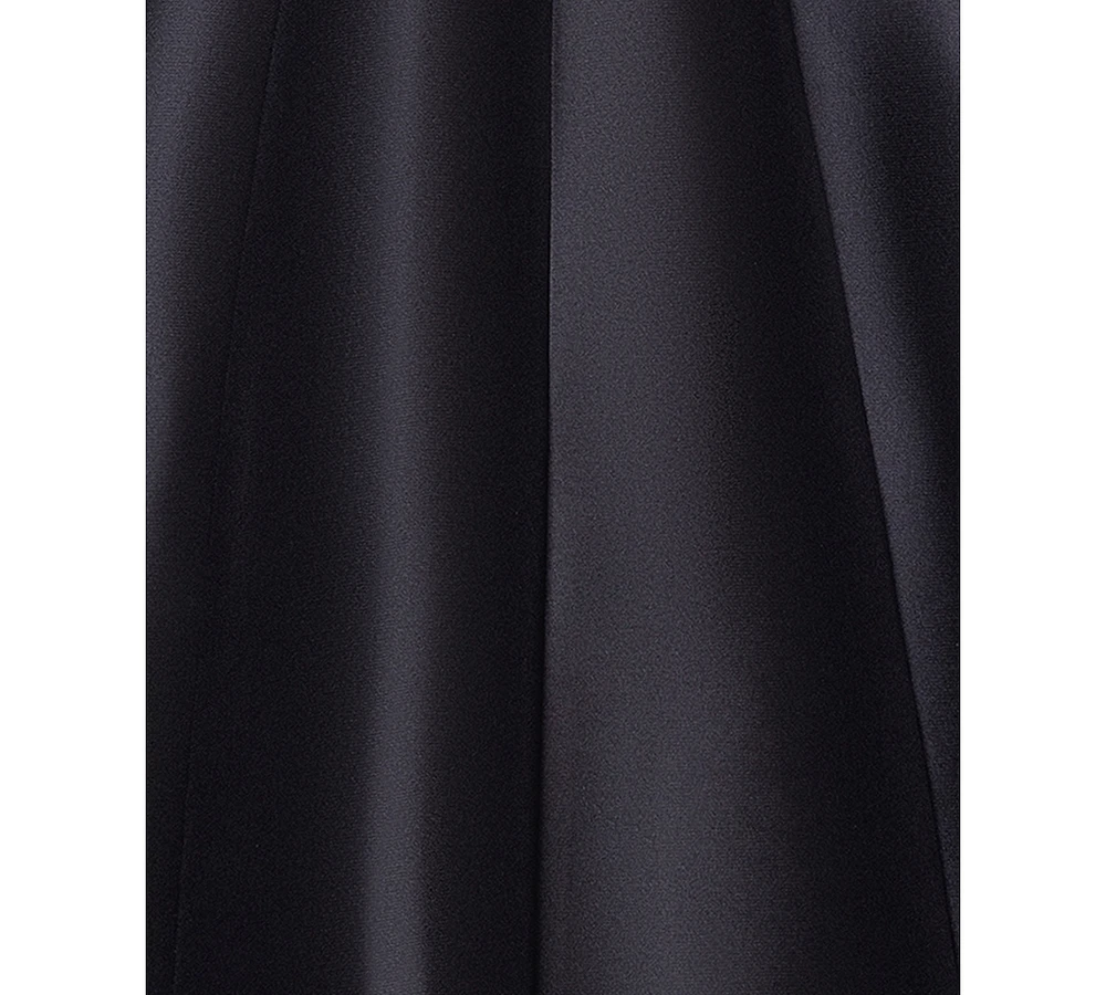 Betsy & Adam Women's Strapless Satin Mikado Party Dress