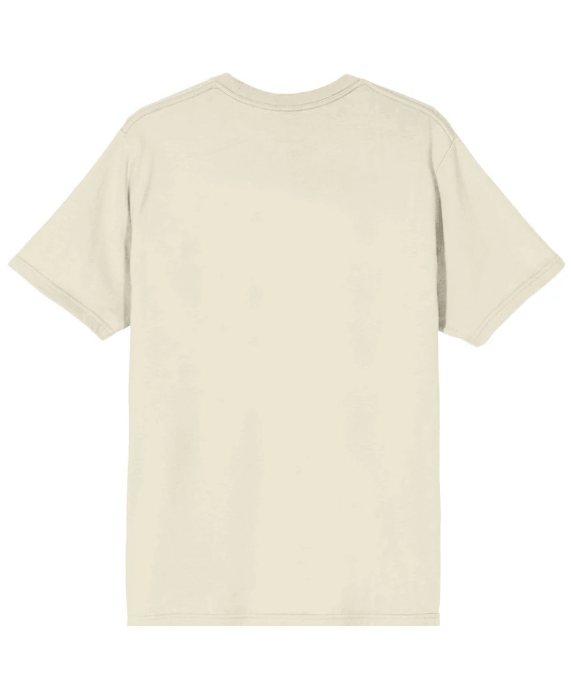 Yoo-hoo Men's Yoohoo Classic Logo Natural Short Sleeve Tee-3XL
