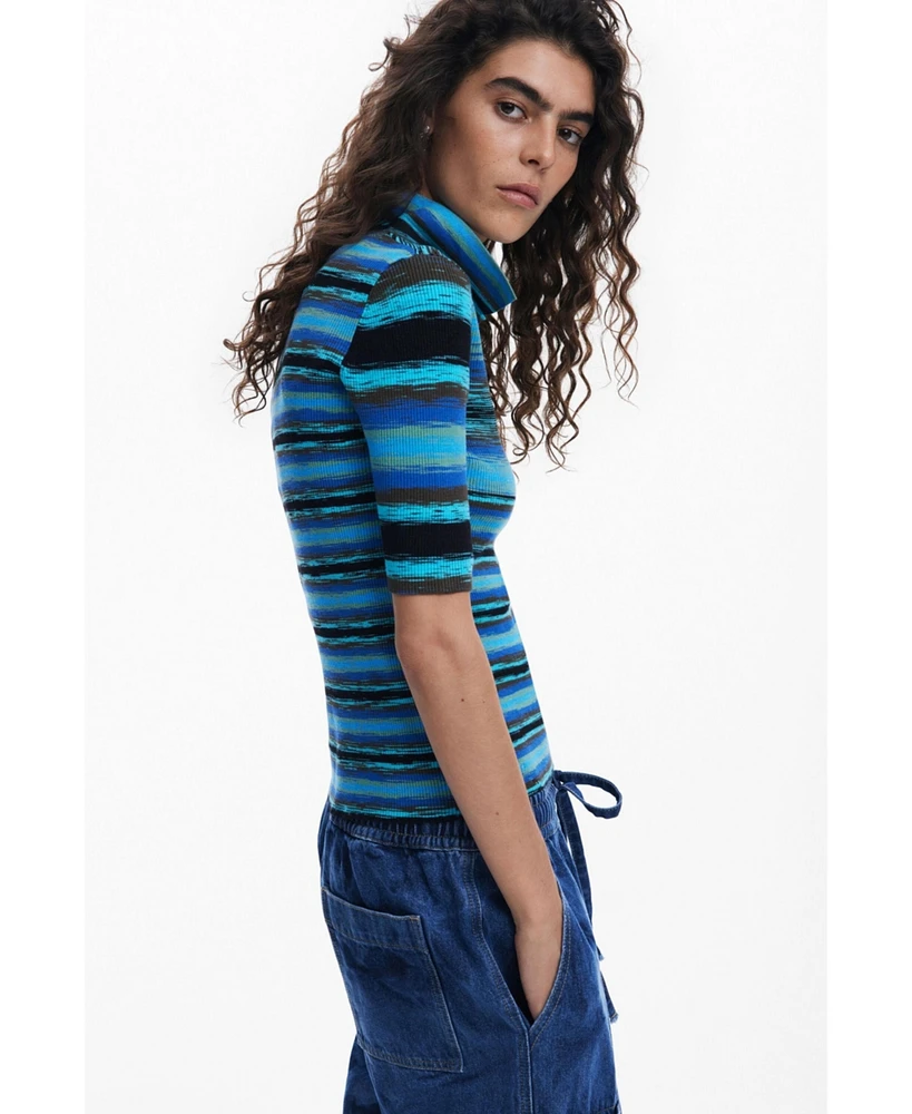 Desigual Women's Striped knit T-shirt