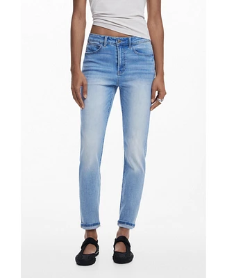 Desigual Women's Regular Basic Jeans