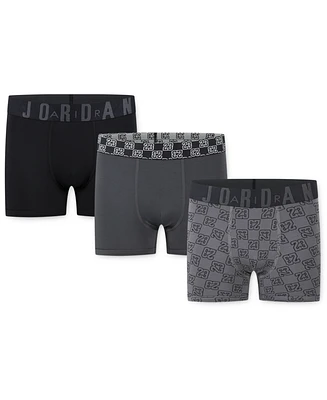 Jordan Big Boys 23 Monogram Boxer Briefs, 3 Pack