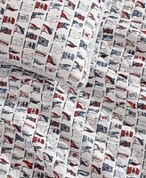 Tommy Hilfiger Boating Flags Cotton Reversible 2-Pc. Quilt Set, Twin