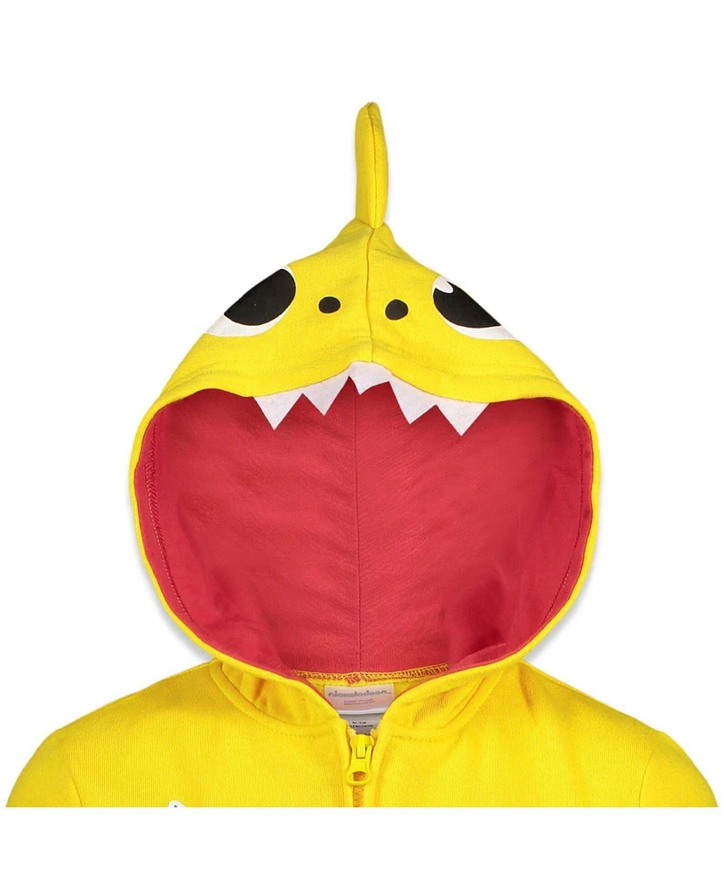 Baby Shark Toddler Boys Pinkfong Shark Zip Up Cosplay Hoodie