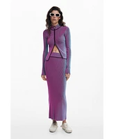Desigual Women's Vertical striped skirt