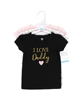 Hudson Baby Girls 3Pk Short Sleeve T-Shirts