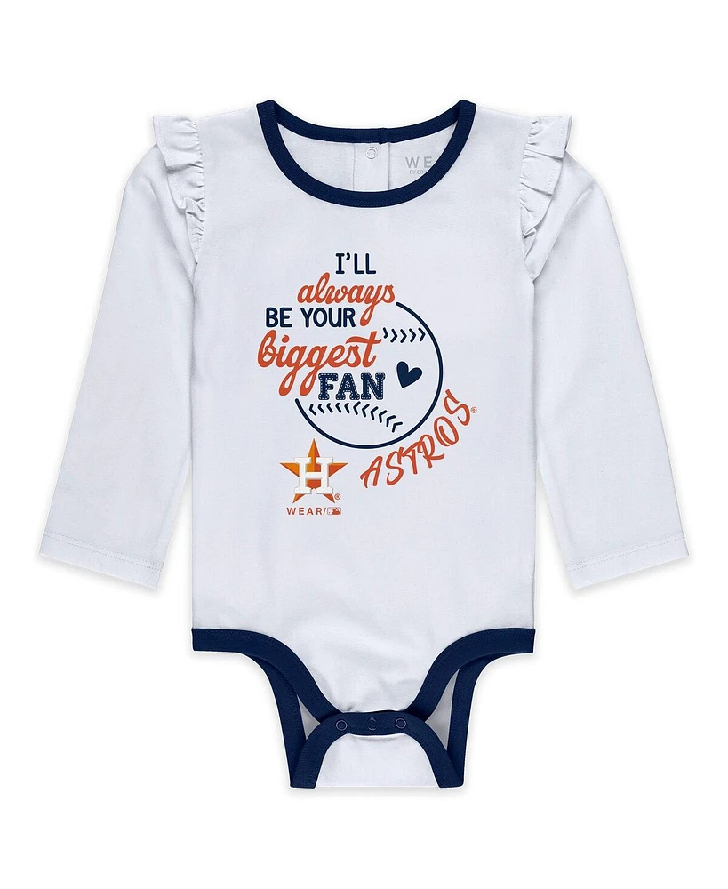 Wear by Erin Andrews Baby Boys and Girls 3-Piece Houston Astros Tutu Set