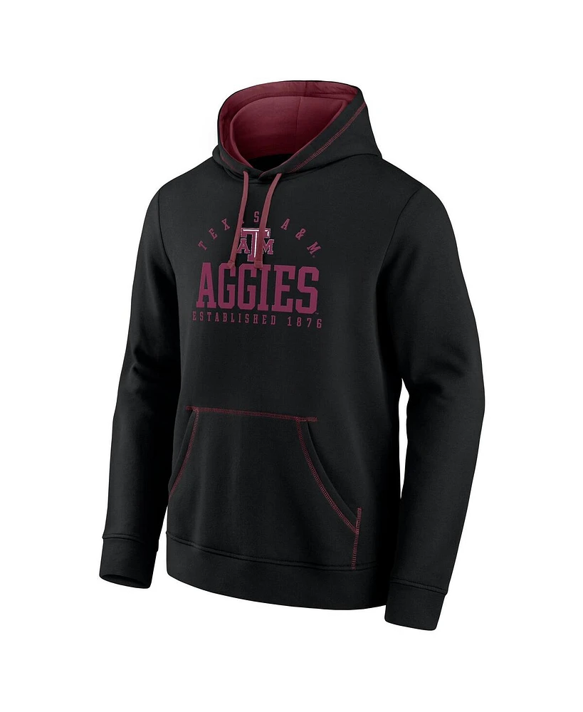 Fanatics Men's Black Texas A & M Aggies Toppler Fleece Pullover Hoodie
