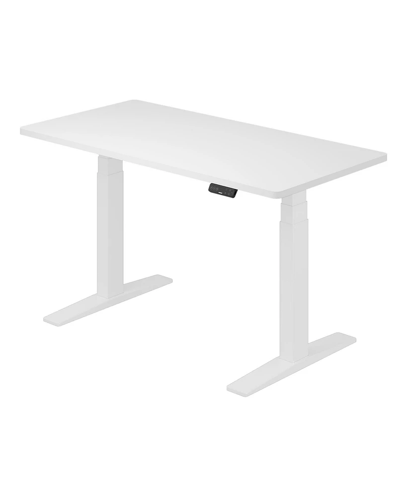 Flexispot E7-commercial W Electric Adjustable Standing Desk, Rectangular Chipboard Top & Base