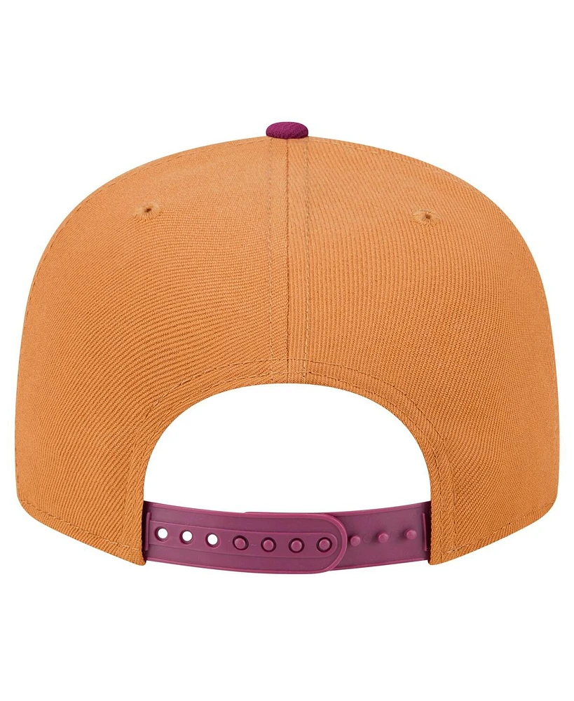 New Era Men's Brown/Purple Boston Red Sox Color Pack Two-Tone 9FIFTY Snapback Hat