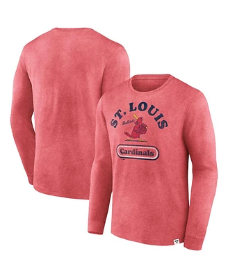 Fanatics Men's Red St. Louis Cardinals Circus Catch Long Sleeve T-Shirt