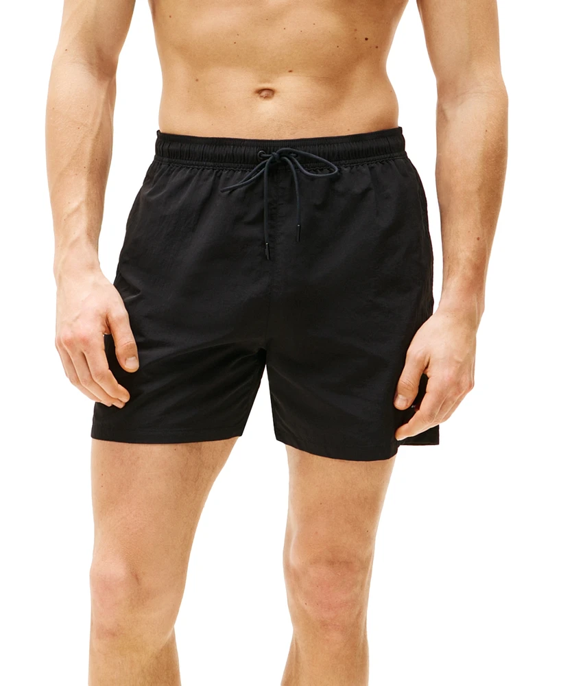 Tommy Hilfiger Men's Long Drawstring 7" Swim Trunks