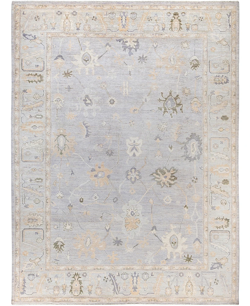 Adorn Hand Woven Rugs Colorful Oushak M1945 9'2''x11'10'' Area Rug
