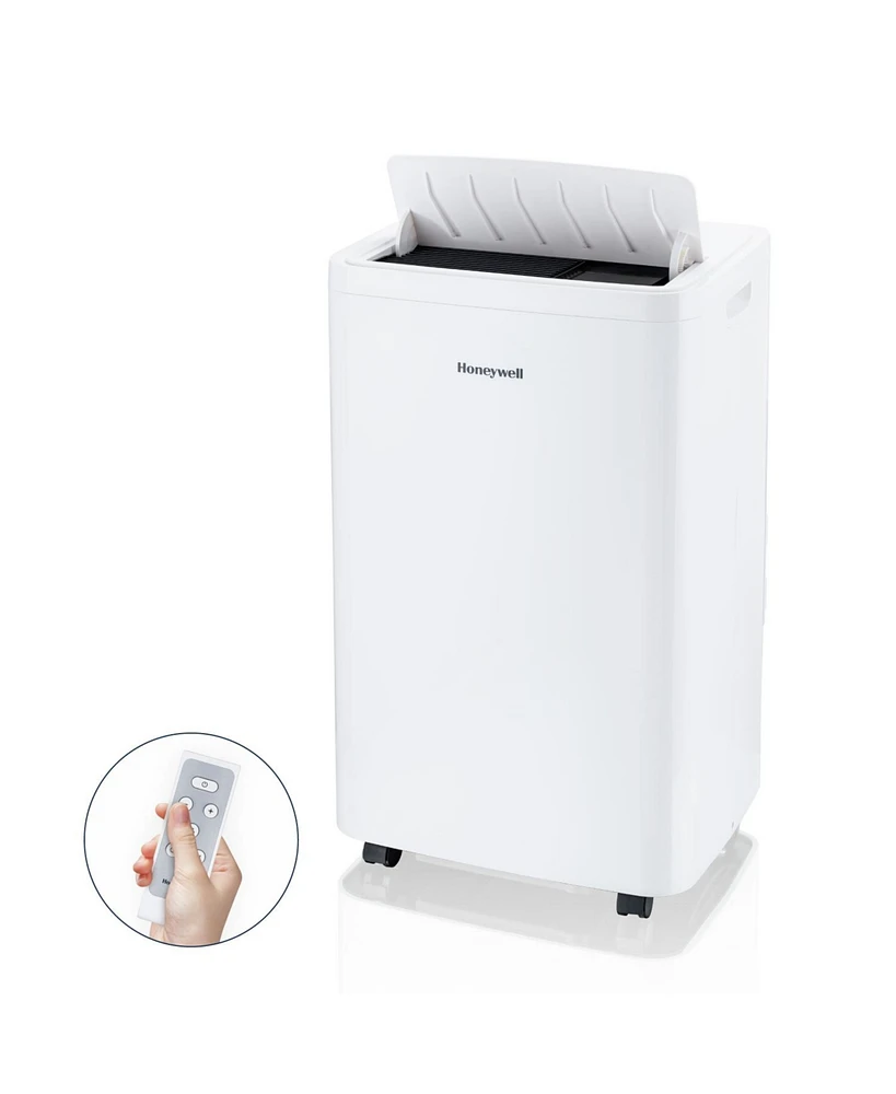 Honeywell 14,500 Btu Portable Air Conditioner for Rooms up to 700 Sq. Ft., Portable Ac with Dual Hose & 101 Pint Dehumidifier, Includes Remote Control