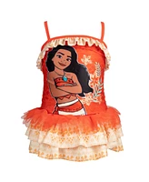 Moana Toddler Girls Princess Upf 50+ Tankini Top and Swim Skirt