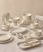 Fiesta Linen Oval Platter & Bistro Bowl 2-Pc. Serve Set