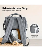 KeaBabies Original Diaper Bag Backpack, Multi-Functional Baby Bags with Changing Pad