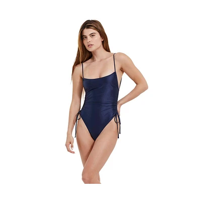 Flirtt Gottex Women's Satin Touch Adjustable One Piece Swimsuit
