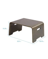 ECR4Kids Bentwood Lap Desk with Handles, Natural, 1