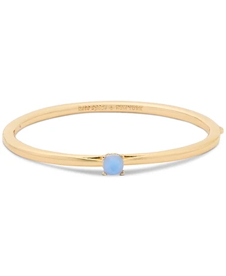 Kate Spade New York Gold-Tone Color Cubic Zirconia Bangle Bracelet