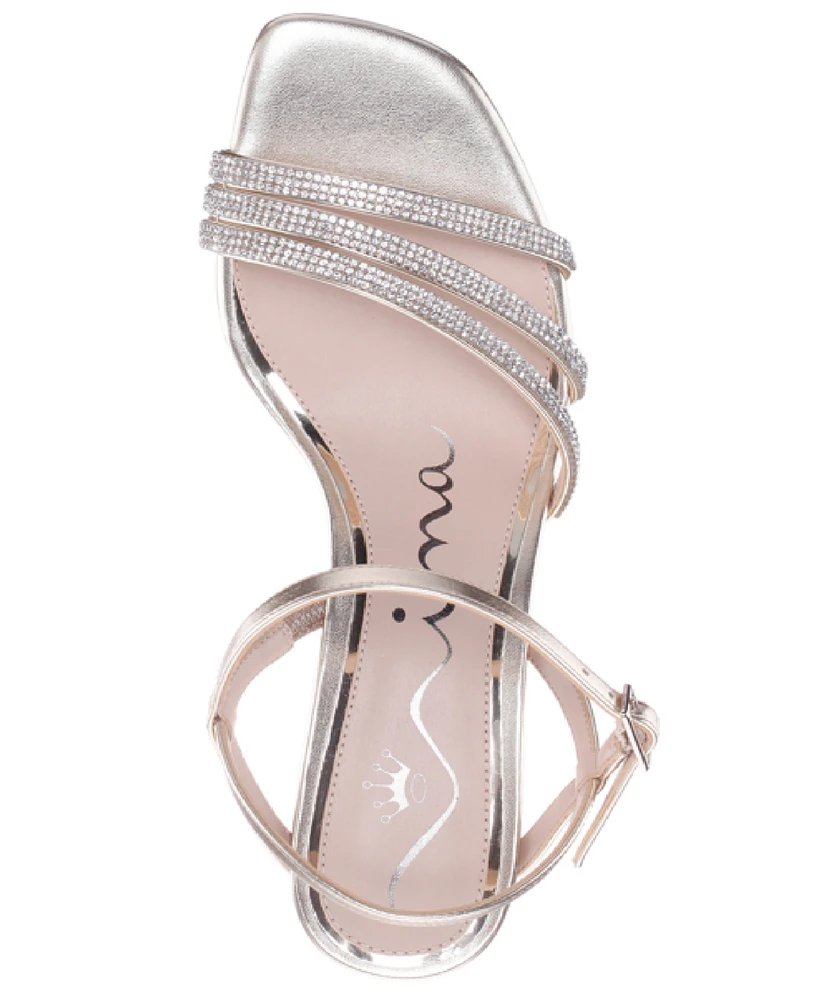 Nina Women's Sabina Almond Toe Wedge Sandals