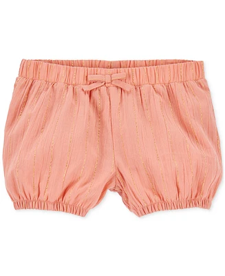 Carter's Toddler Girls Pull-On Striped Woven Shorts