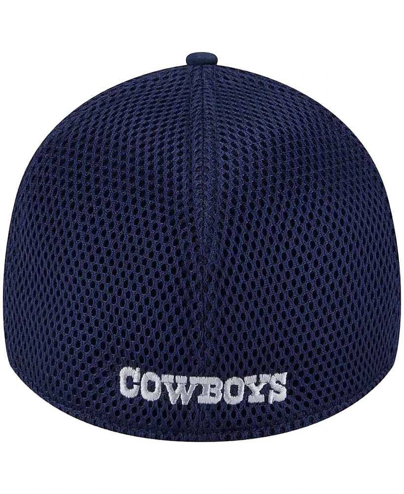 New Era Men's Navy Dallas Cowboys Game Day Linear 39THIRTY Flex Hat