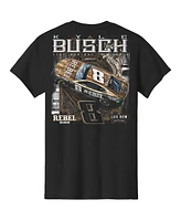 Richard Childress Racing Team Collection Men's Black Kyle Busch 8 Rebel T-Shirt