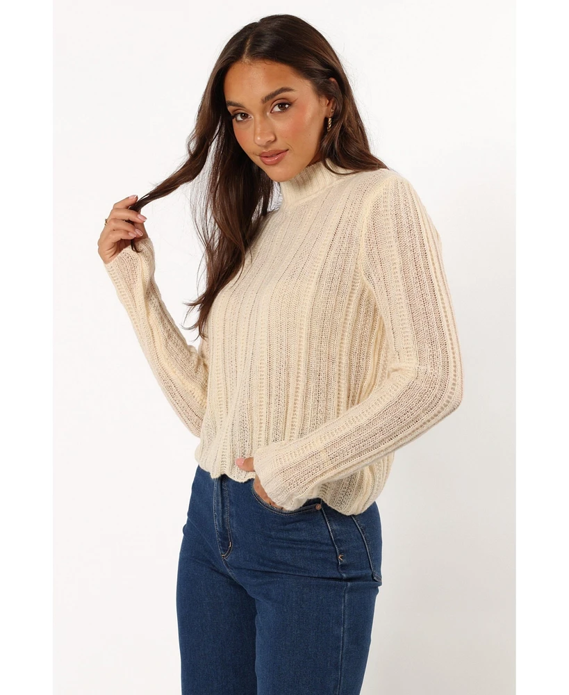Petal and Pup Women's Wynford Scallop Edge Knit Sweater