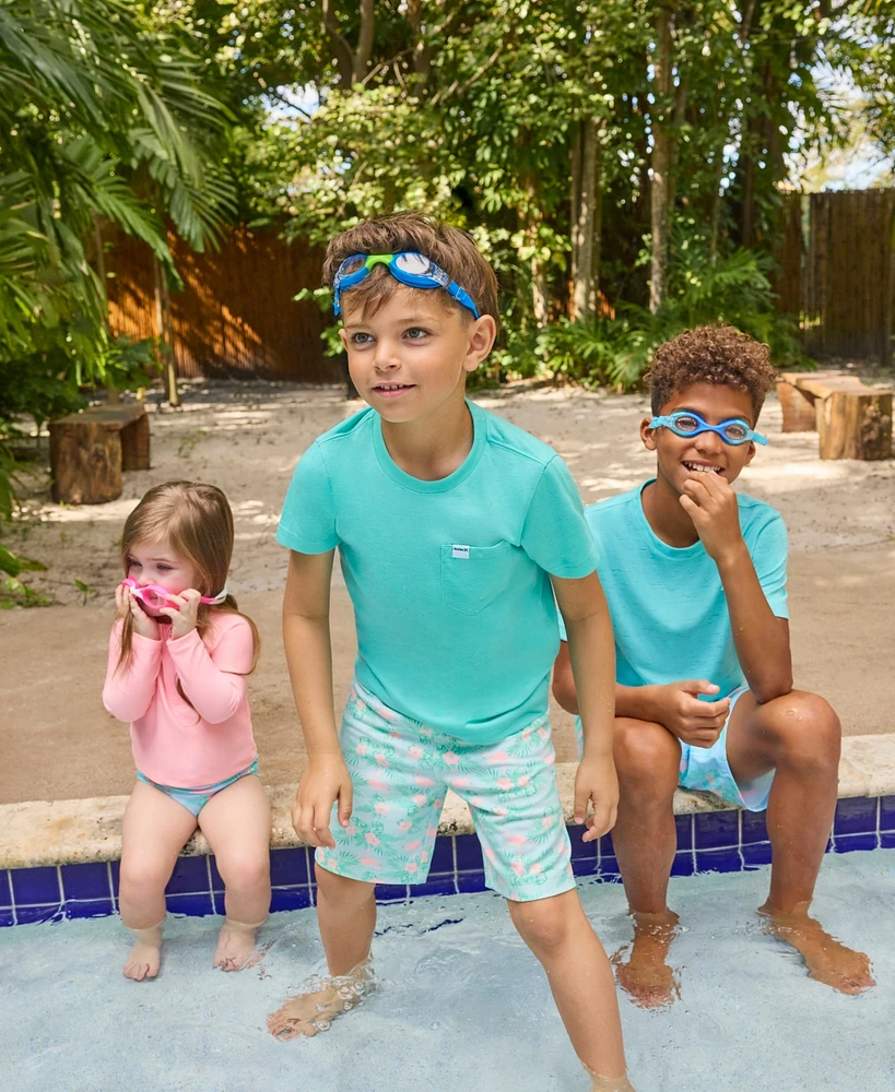 Hurley Big Boys Flamingo Printed Pull-On Swim Shorts