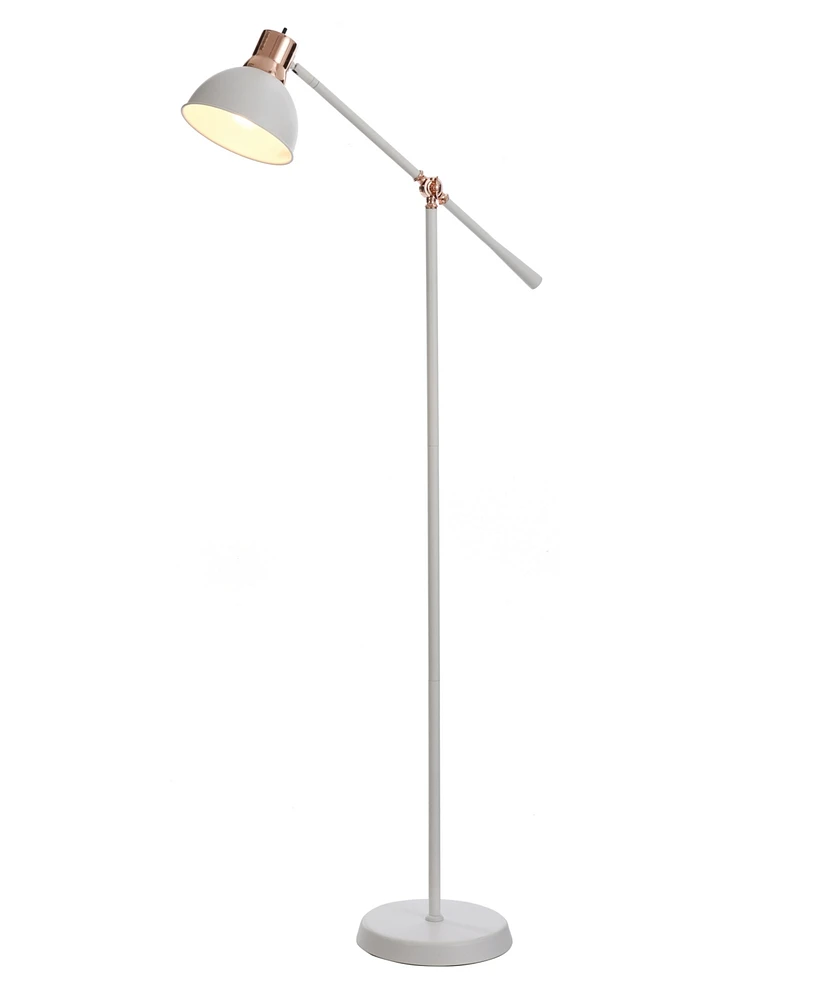 StyleCraft Home Collection 58" Industrial Task Metal Floor Lamp
