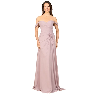 Lara Women's Off Shoulder Chiffon Dress