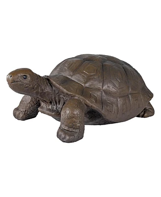 Indoor/Outdoor Glass Fiber Reinforced Concrete Talia the Tortoise Patio Garden Yard Entryway Decorative Statue - 29"