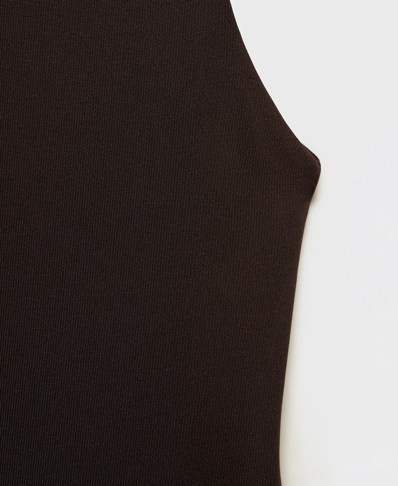Mango Women's Fitted Long Dress
