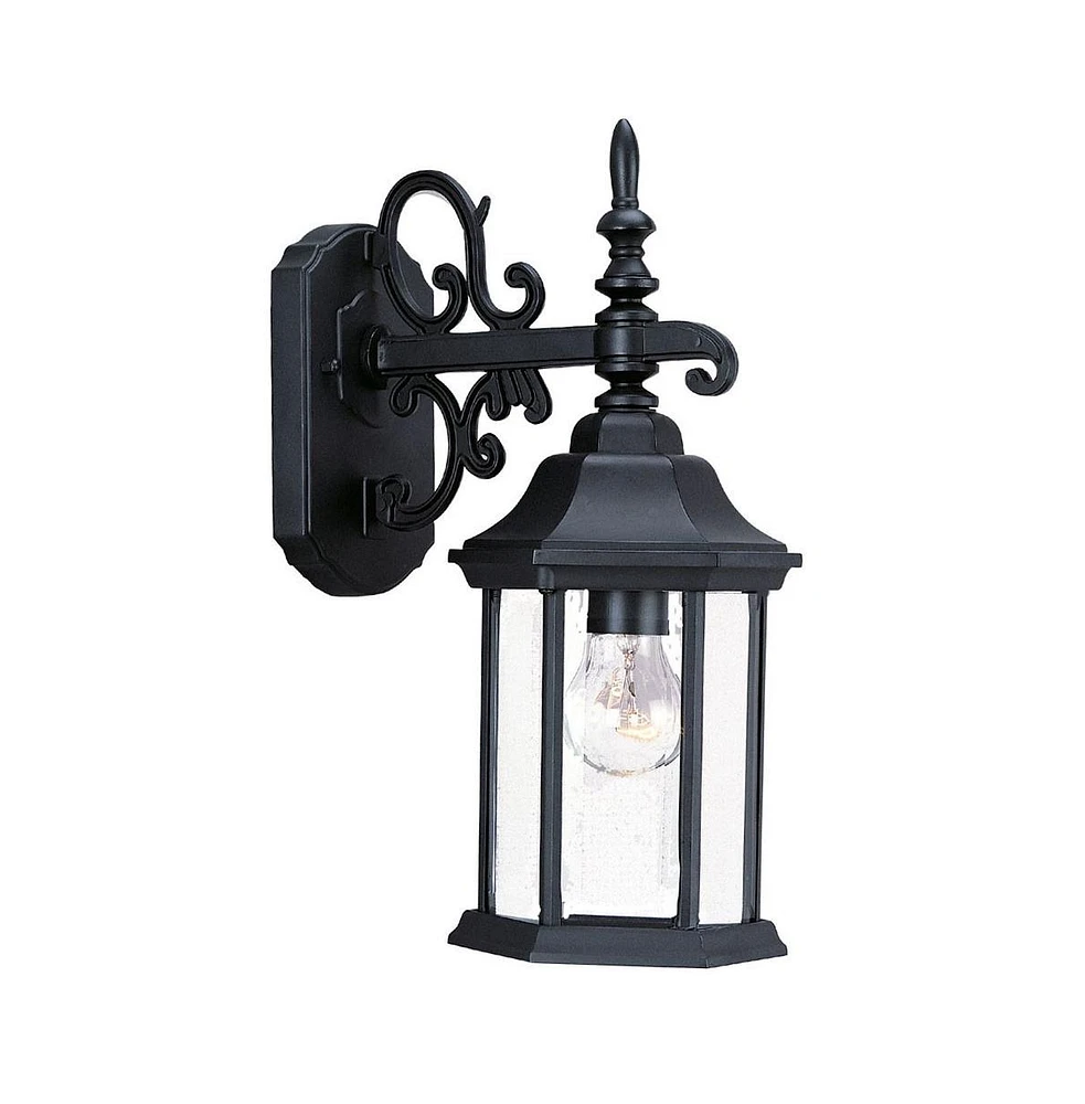 Domed Hanging Glass Lantern Wall Light for Entryway Patio or Hallway