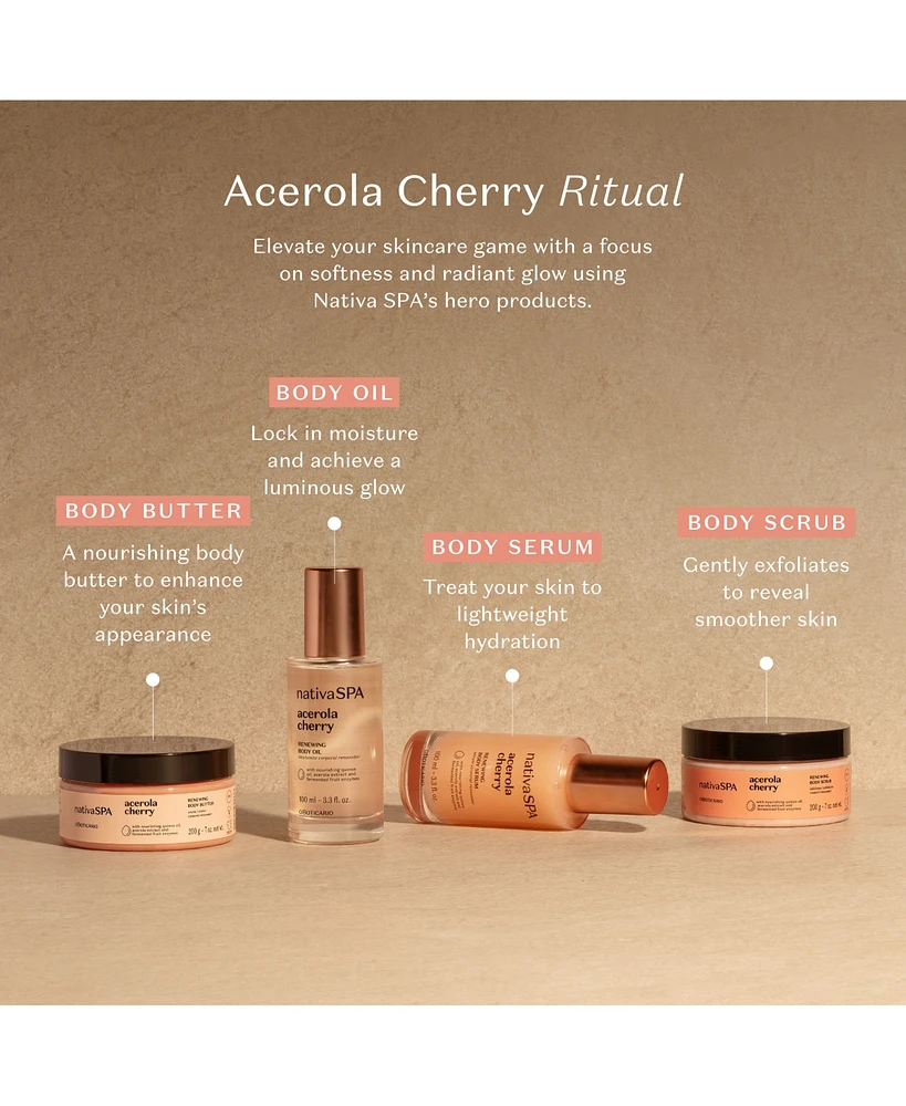 Acerola Cherry Renewing Body Scrub, 7.05 oz