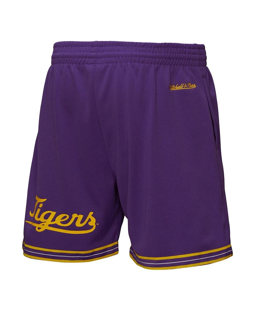 Mitchell & Ness Men's Purple Lsu Tigers Team Origins Mesh Shorts