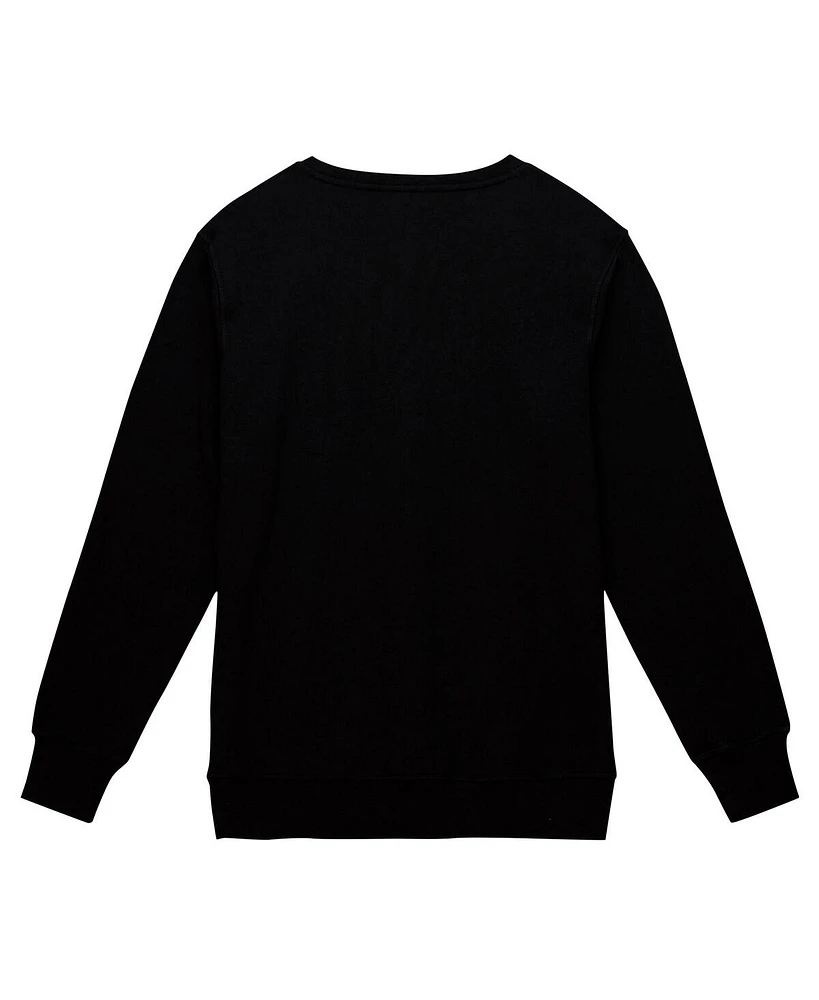 Mitchell & Ness Men's Black Cincinnati Bengals Basic Fleece Pullover Sweatshirt