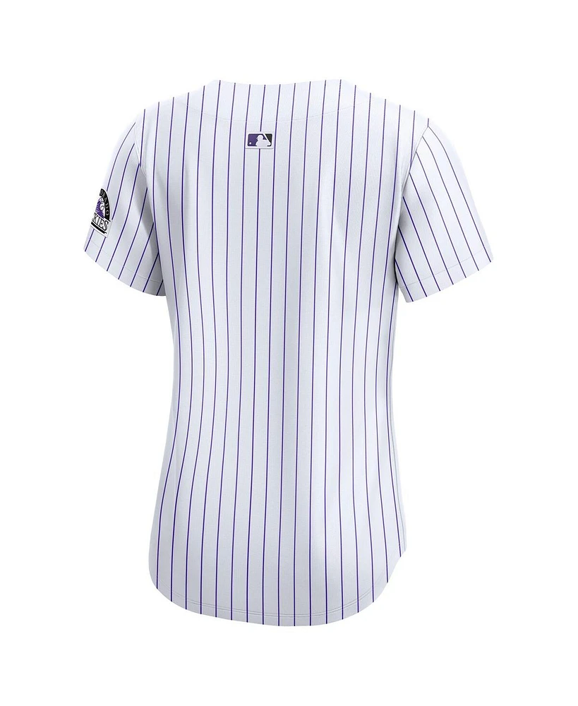Nike Women's White Colorado Rockies Home Limited Jersey
