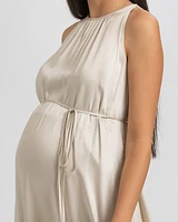 Pietro Brunelli Maternity Maternity Sleeveless Satin-Touch Special Occasions Clarissa Dress